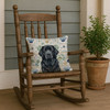 Black Newfoundland Coastal Sea Glass Throw Pillow 18" x 18" product image at NuMercy 4