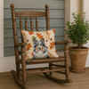Blue Merle Sheltie Heirloom Fall Throw Pillow 18" x 18" product image at NuMercy 4