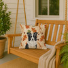 Blue Merle Border Collie Heirloom Fall Throw Pillow 18" x 18" product image at NuMercy 3