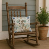 Brindle Whippet Coastal Sea Glass Throw Pillow 18" x 18" product image at NuMercy 4