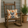 Schnauzer Heirloom Fall Throw Pillow 18" x 18" product image at NuMercy 4