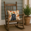 Black Tibetan Mastiff Heirloom Fall Throw Pillow 18" x 18" product image at NuMercy 4