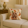 Red English Cocker Spaniel Heirloom Fall Throw Pillow 18" x 18" product image at NuMercy 2