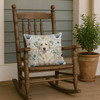 White Great Pyrenees Coastal Sea Glass Throw Pillow 18" x 18" product image at NuMercy 4