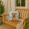 Dogue de Bordeaux Coastal Sea Glass Throw Pillow 18" x 18" product image at NuMercy 3