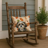 Brindle Shih Tzu Heirloom Fall Throw Pillow 18" x 18" product image at NuMercy 4