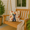 Black Whippet Heirloom Fall Throw Pillow 18" x 18" product image at NuMercy 3