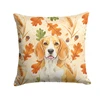 Lemon and White Beagle Heirloom Fall Throw Pillow 18" x 18" product image at NuMercy