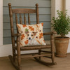 White and Tan Jack Russell Terrier Heirloom Fall Throw Pillow 18" x 18" product image at NuMercy 4