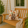 Liver English Cocker Spaniel Heirloom Fall Throw Pillow 18" x 18" product image at NuMercy 3