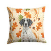 Black and White Pointer Heirloom Fall Throw Pillow 18" x 18" product image at NuMercy