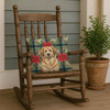 Sandy Leonberger Christmas Poinsettias Throw Pillow 18" x 18" product image at NuMercy 4