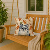 Blue Merle Pomeranian Heirloom Fall Throw Pillow 18" x 18" product image at NuMercy 3