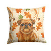 Belge Brussels Griffon Heirloom Fall Throw Pillow 18" x 18" product image at NuMercy