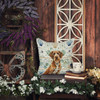 Wirehaired Pointing Griffon Coastal Sea Glass Throw Pillow 18" x 18" product image at NuMercy 5
