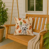 Hairless Mottled Pattern Chinese Crested Heirloom Fall Throw Pillow 18" x 18" product image at NuMercy 3