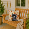 Toy Black Poodle Heirloom Fall Throw Pillow 18" x 18" product image at NuMercy 3