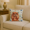 Ruby English Toy Spaniel Coastal Sea Glass Throw Pillow 18" x 18" product image at NuMercy 2