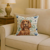 Boykin Spaniel Coastal Sea Glass Throw Pillow 18" x 18" product image at NuMercy 2