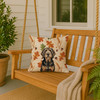 Black and Tan Otterhound Heirloom Fall Throw Pillow 18" x 18" product image at NuMercy 3
