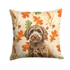 Spanish Water Dog Heirloom Fall Throw Pillow 18" x 18" product image at NuMercy