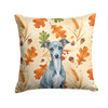 Blue Italian Greyhound Heirloom Fall Throw Pillow 18" x 18" product image at NuMercy