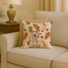 Wheaten Irish Wolfhound Heirloom Fall Throw Pillow 18" x 18" product image at NuMercy 2