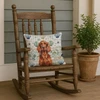 Irish Setter Coastal Sea Glass Throw Pillow 18" x 18" product image at NuMercy 4