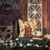 Red Gold Tibetan Mastiff Heirloom Fall Throw Pillow 18" x 18" product image at NuMercy 7