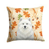 White Samoyed Heirloom Fall Throw Pillow 18" x 18" product image at NuMercy