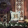 Sable Sheltie Coastal Sea Glass Throw Pillow 18" x 18" product image at NuMercy 5