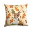 Brindle and White Basenji Heirloom Fall Throw Pillow 18" x 18" product image at NuMercy