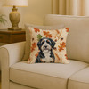 Bernedoodle Heirloom Fall Throw Pillow 18" x 18" product image at NuMercy 2