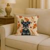 Standard Schnauzer Heirloom Fall Throw Pillow 18" x 18" product image at NuMercy 2
