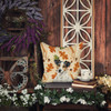 White with Black Markings Russell Terrier Heirloom Fall Throw Pillow 18" x 18" product image at NuMercy 7