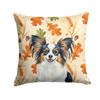 Tricolor Papillon Heirloom Fall Throw Pillow 18" x 18" product image at NuMercy