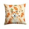 Red Akita Heirloom Fall Throw Pillow 18" x 18" product image at NuMercy