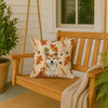 Red Akita Heirloom Fall Throw Pillow 18" x 18" product image at NuMercy 3