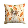Liver and White Pointer Heirloom Fall Throw Pillow 18" x 18" product image at NuMercy