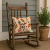 Brindle American Staffordshire Terrier Heirloom Fall Throw Pillow 18" x 18" product image at NuMercy 4