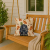 Black English Cocker Spaniel Heirloom Fall Throw Pillow 18" x 18" product image at NuMercy 3