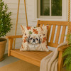 Fawn Pekingese Heirloom Fall Throw Pillow 18" x 18" product image at NuMercy 3