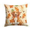 Orange Nova Scotia Duck Tolling Retriever Heirloom Fall Throw Pillow 18" x 18" product image at NuMercy