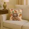 Brown Newfoundland Heirloom Fall Throw Pillow 18" x 18" product image at NuMercy 2