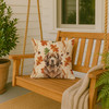 Brown Newfoundland Heirloom Fall Throw Pillow 18" x 18" product image at NuMercy 3