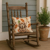Brown Newfoundland Heirloom Fall Throw Pillow 18" x 18" product image at NuMercy 4