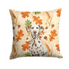 Liver Dalmatian Heirloom Fall Throw Pillow 18" x 18" product image at NuMercy