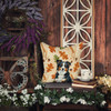 Black Tri American Shepherd Heirloom Fall Throw Pillow 18" x 18" product image at NuMercy 7