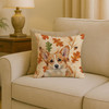 Corgi Heirloom Fall Throw Pillow 18" x 18" product image at NuMercy 2