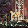 Black and White Cardigan Welsh Corgi Heirloom Fall Throw Pillow 18" x 18" product image at NuMercy 7